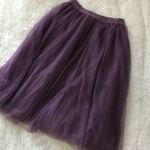 PURPLE TULLE SKIRT